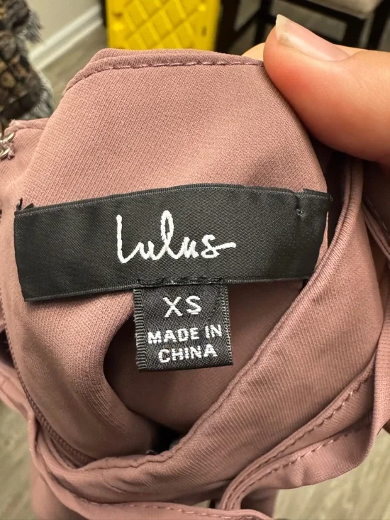 Lulu's Dusty Blush High-Low Slip Dress - Picture 3 of 3